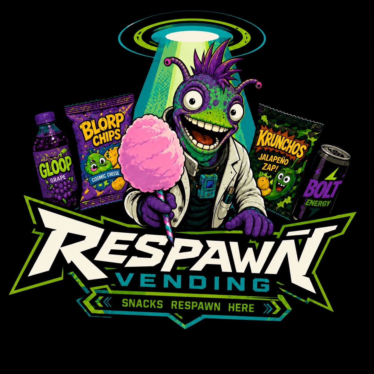 RESPAWN VENDING logo